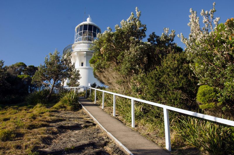 Sugarloaf Lighthouse which is a great road trip destination located in Myall Lakes National Park